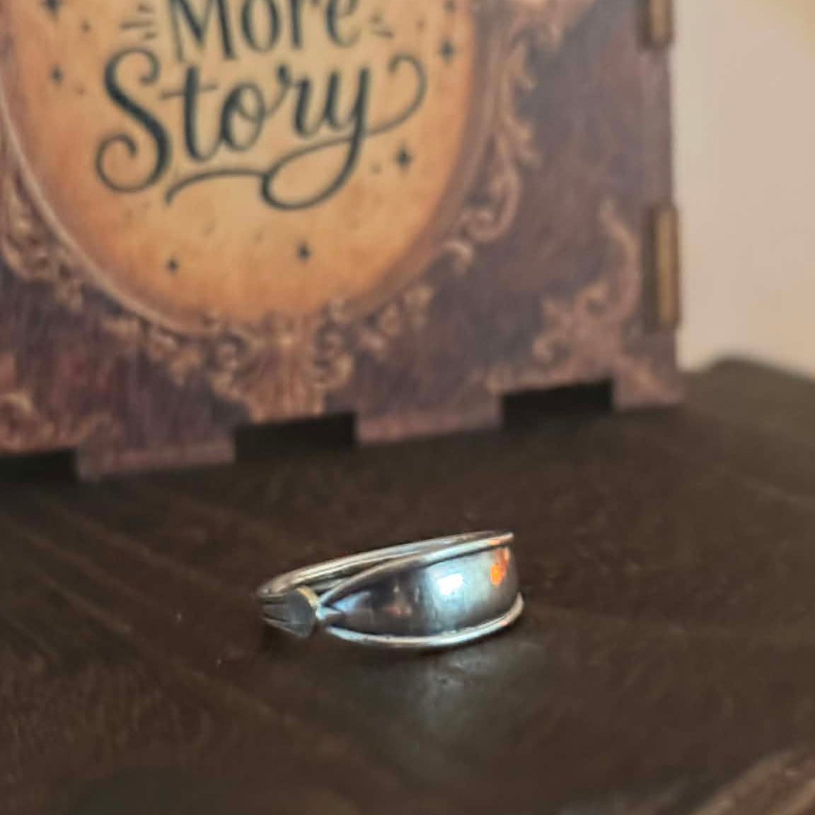 MOLLY MADE - 'Demitasse' Vintage Spoon Handle Band Ring