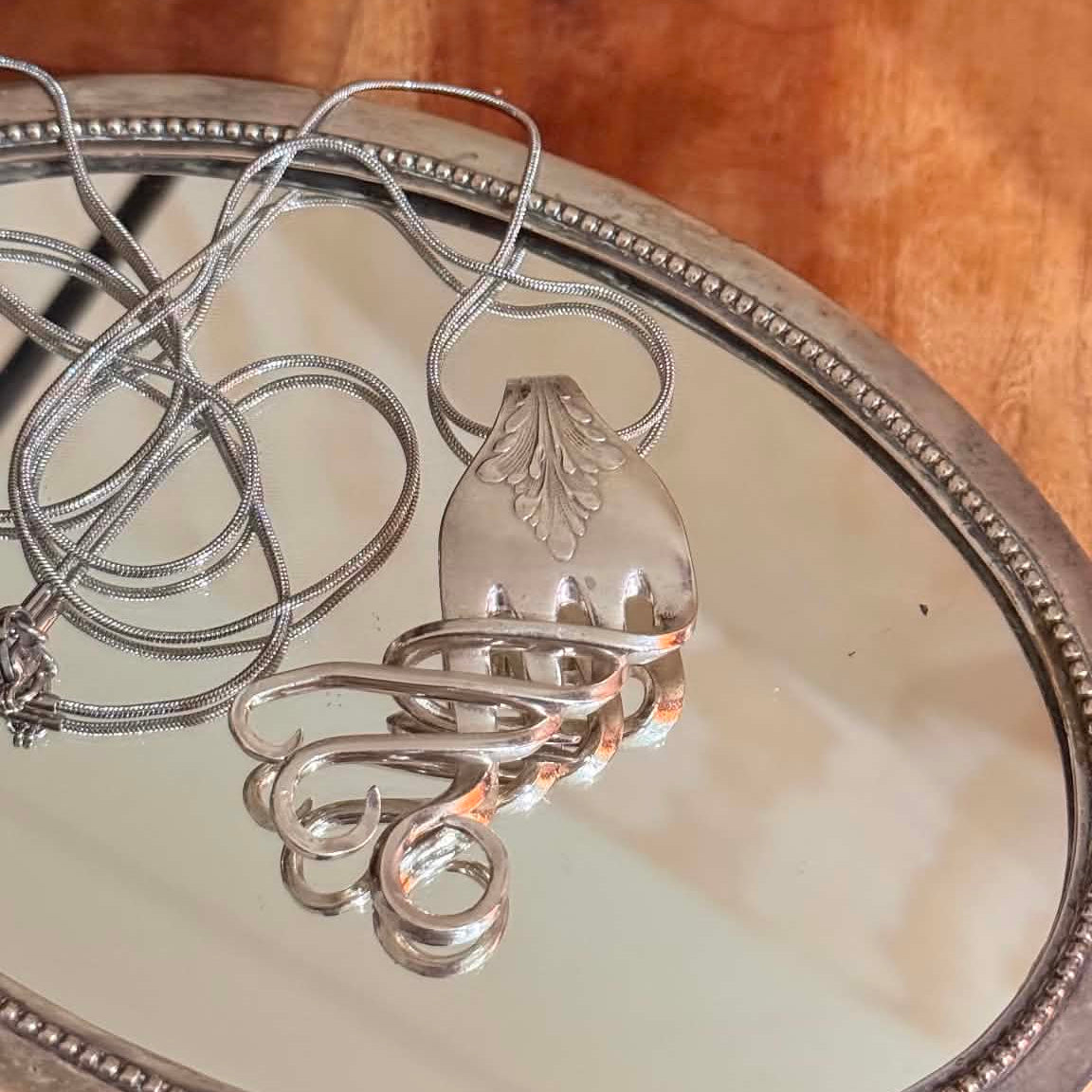 MOLLY MADE- Vintage Fork Pendant Necklace