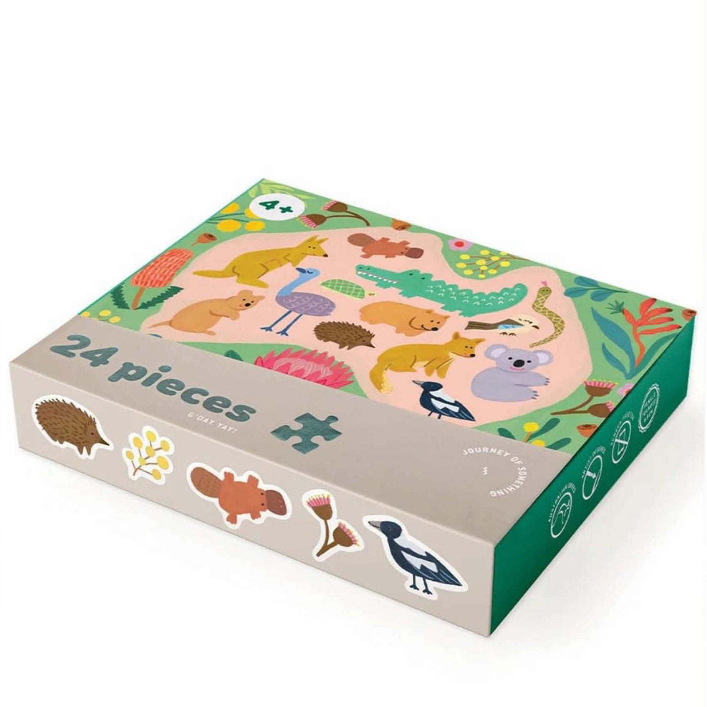 JOURNEY OF SOMETHING - 24 PIECE KIDS PUZZLE - Animal Carnival (Copy)
