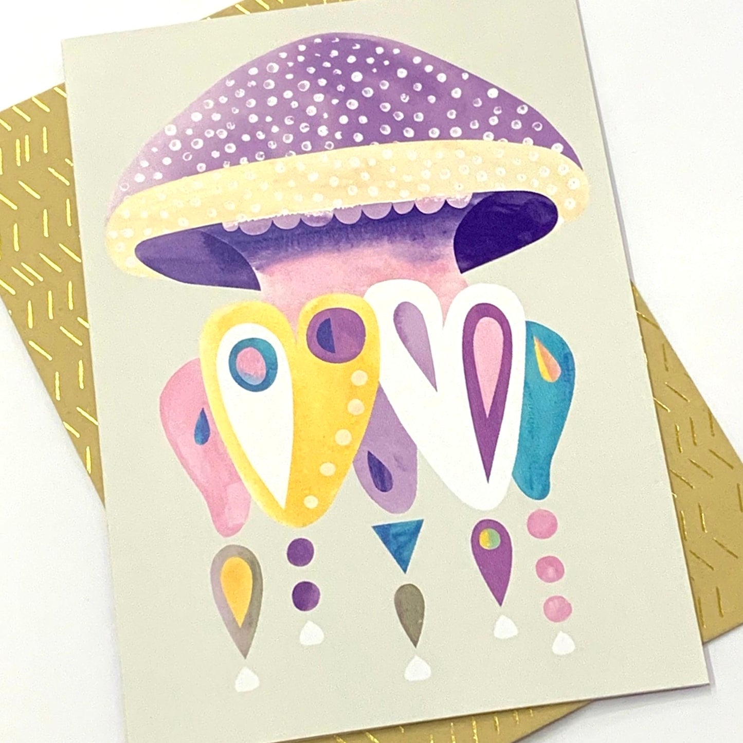 PETE CROMER - JELLYFISH GREETING CARD