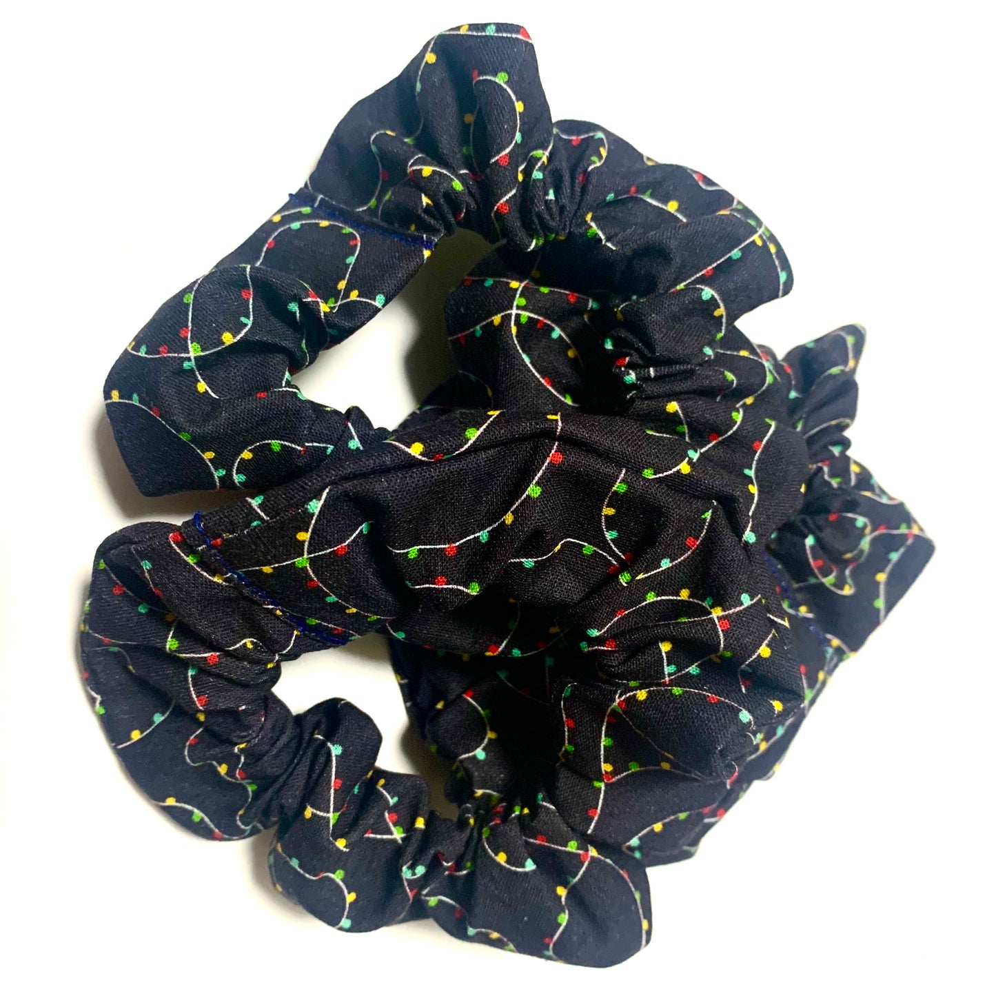 MUMMA WHOOPEE - Regular “Christmas Lights” SCRUNCHIES