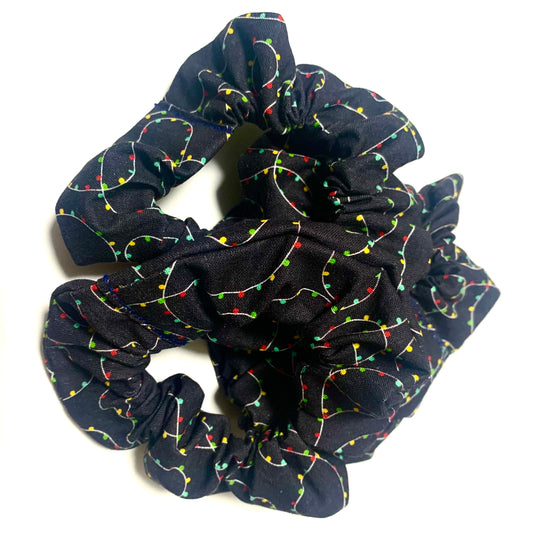 MUMMA WHOOPEE - Regular “Christmas Lights” SCRUNCHIES