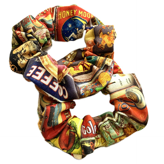 MUMMA WHOOPEE - "Vintage Tins" REGULAR SCRUNCHIES