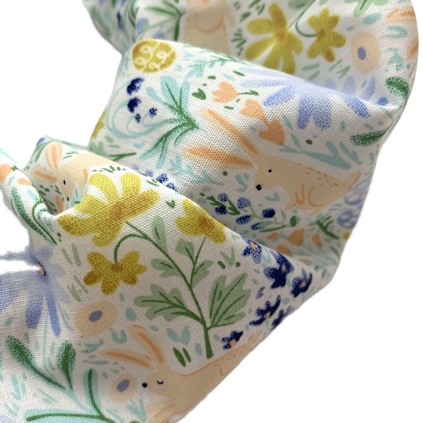THIS BIRD HAS FLOWN -  Bunny Meadow- MEDIUM JUMBO SCRUNCHIE HEADBAND