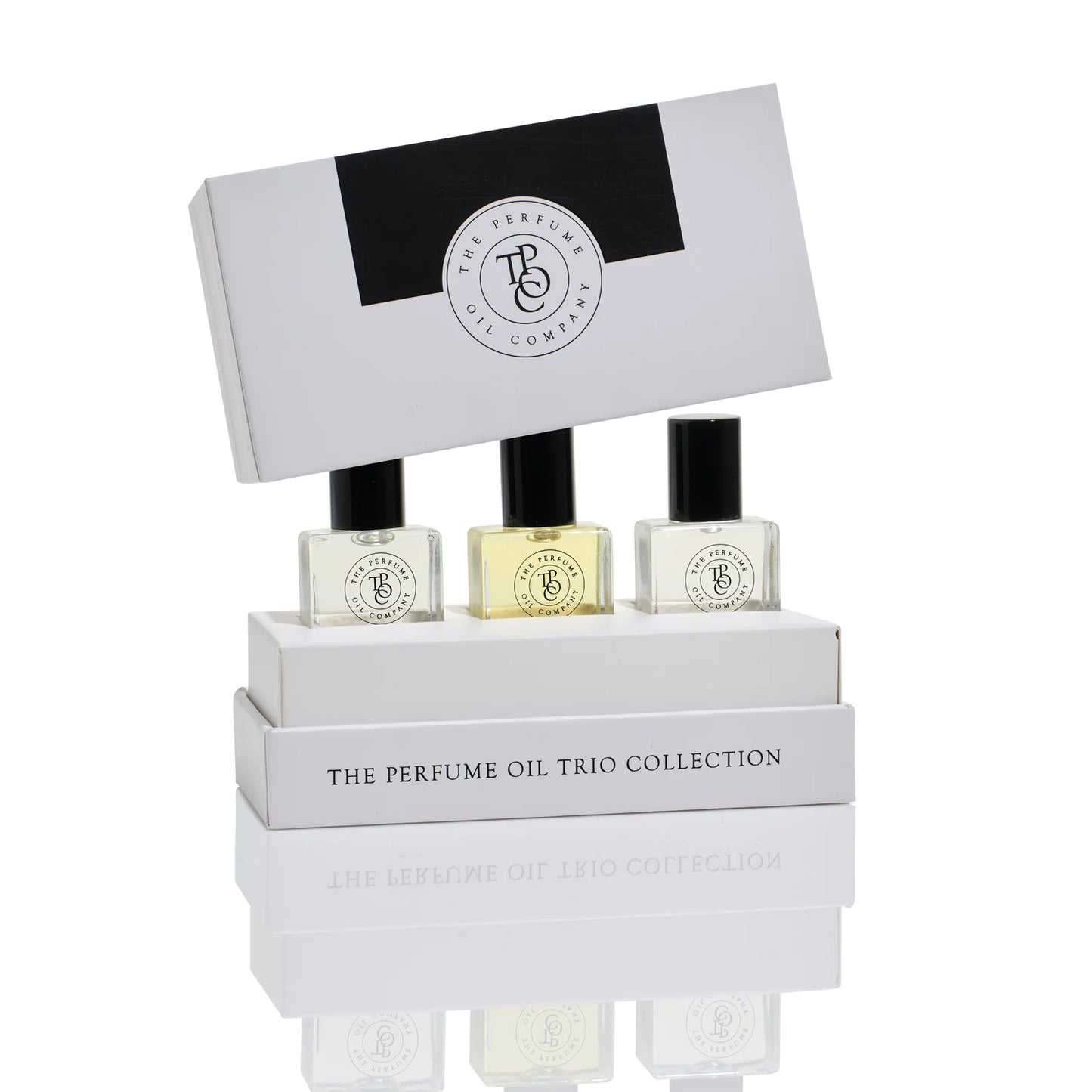 The Perfume Oil Company A WORLD OF FLOWERS Perfume Oil Trio Collection