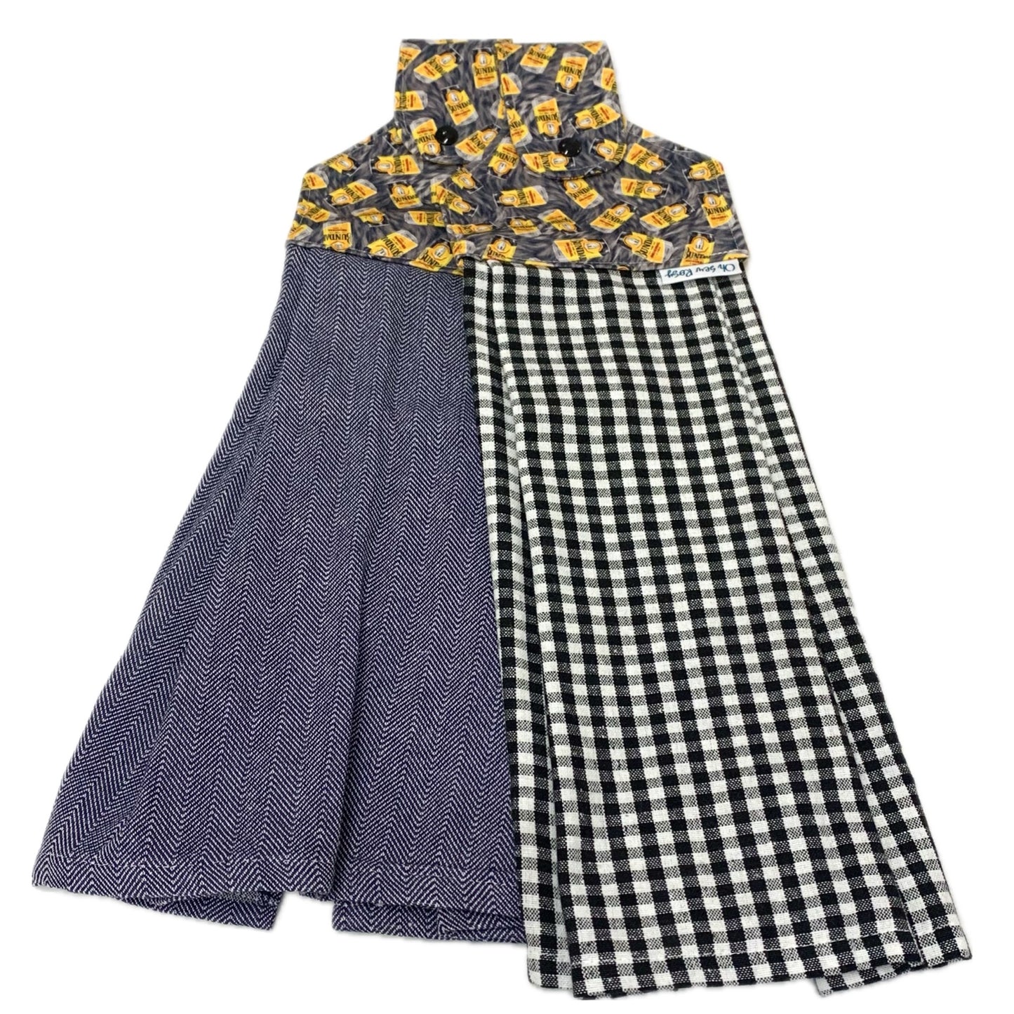 OH SEW ROSY: Hanging Towels- Bundy Rumbo Blue/Grey
