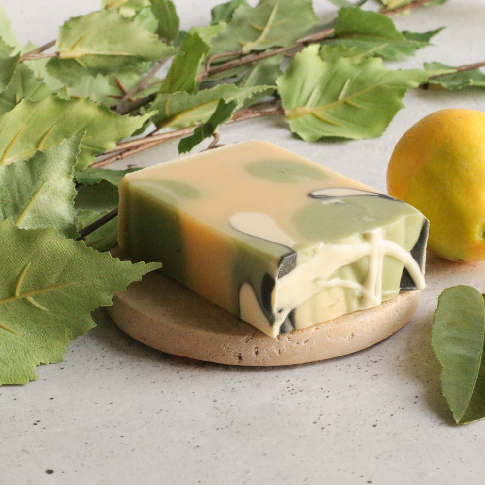 WASHPOOL SUPPLY CO- Aussie Bush Luxury Soap Bar with Lemon Myrtle, Lemon Ironbark & Eucalyptus Peppermint