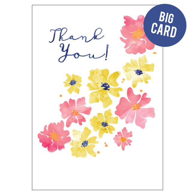 CANDLE BARK CREATIONS - BLOOMING THANKYOU- Jumbo Gift Card