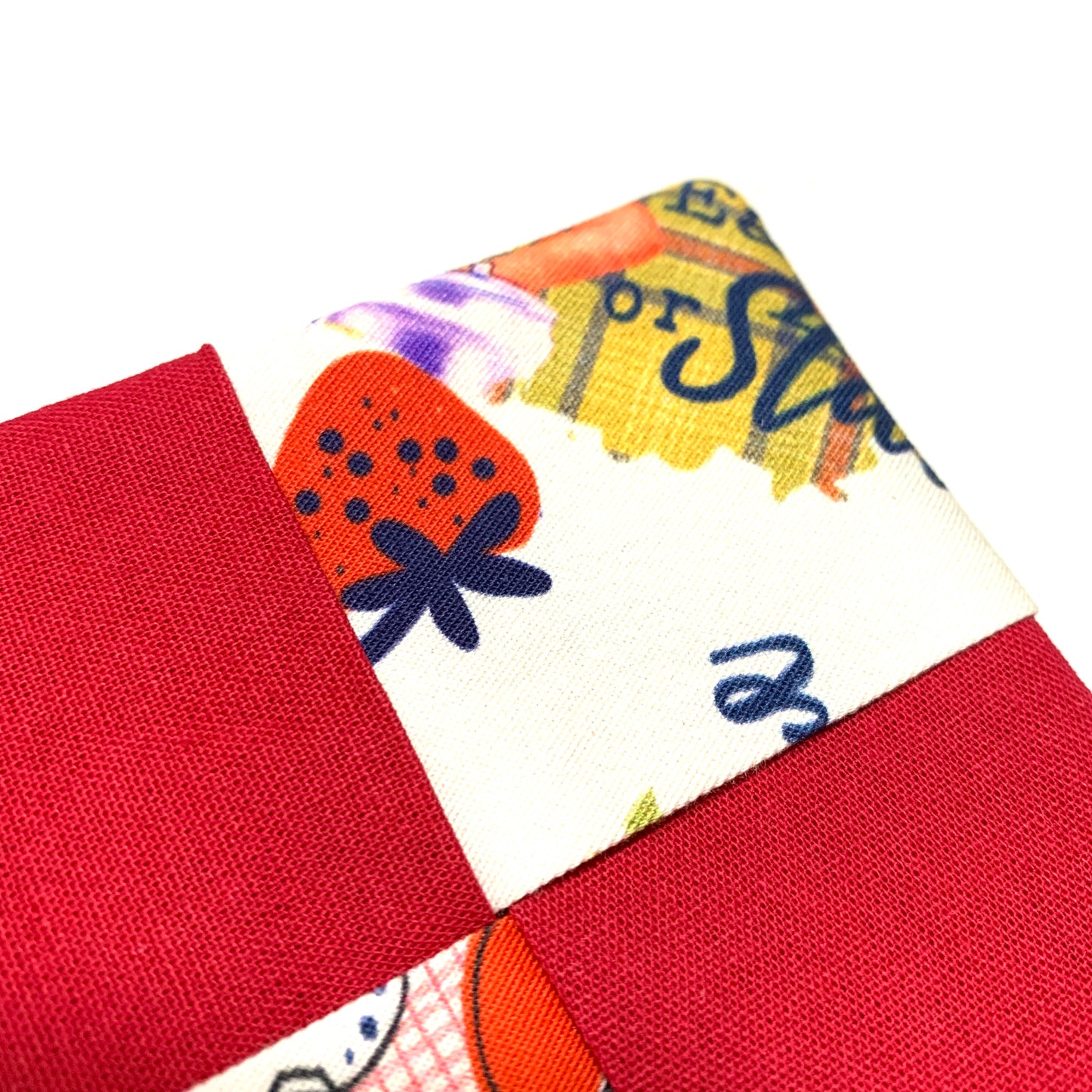 MUMMA WHOOPEE- SINGLE WINE GLASS SLIPPER/COASTERS- Retro Recipe & Red