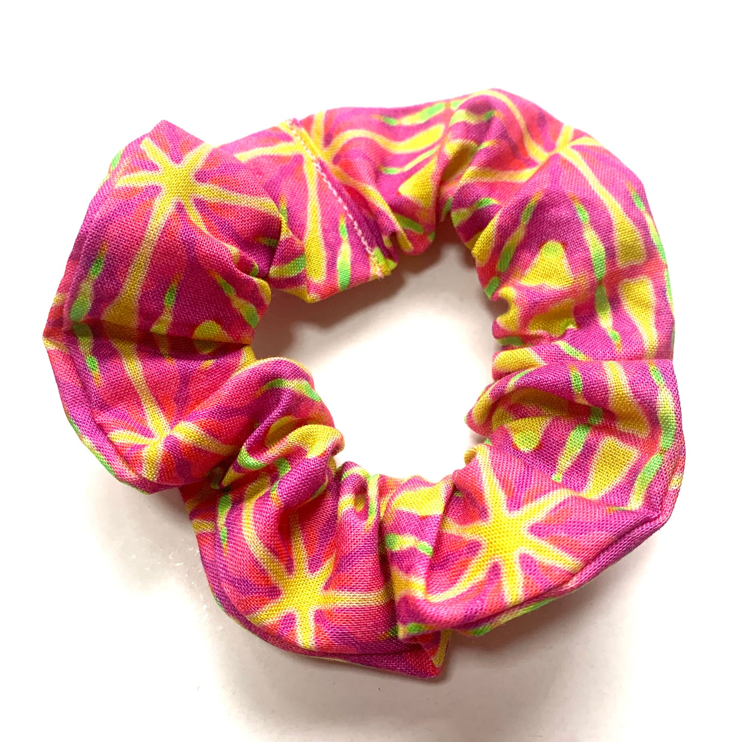 MUMMA WHOOPEE - "Pink Batik" REGULAR SCRUNCHIES