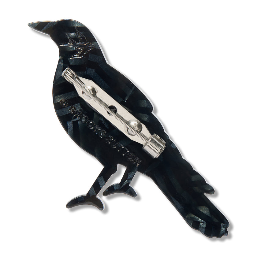 ERSTWILDER - "Kulpurru" (Magpie) Brooch - BROOKE SUTTON COLLECTION