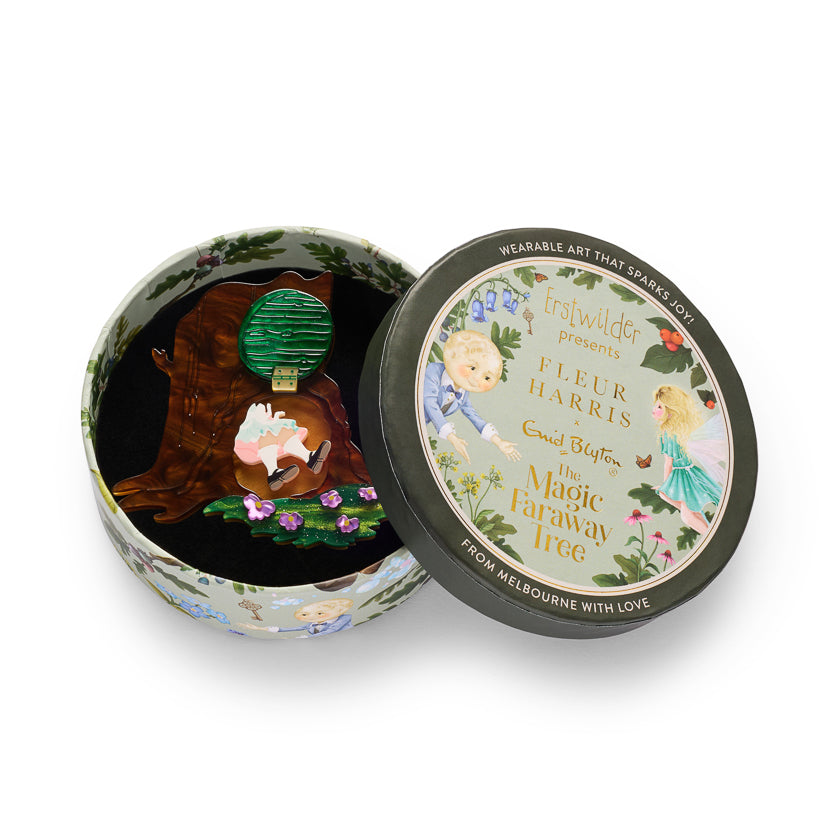 ERSTWILDER - "Slippery Slip" Brooch - Fleur Harris x Enid Blyton - THE MAGIC FARAWAY TREE