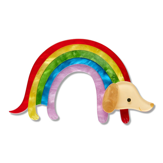 ERSTWILDER - "Rainbow Ruff" Brooch - 15th Birthday Fan Favourites