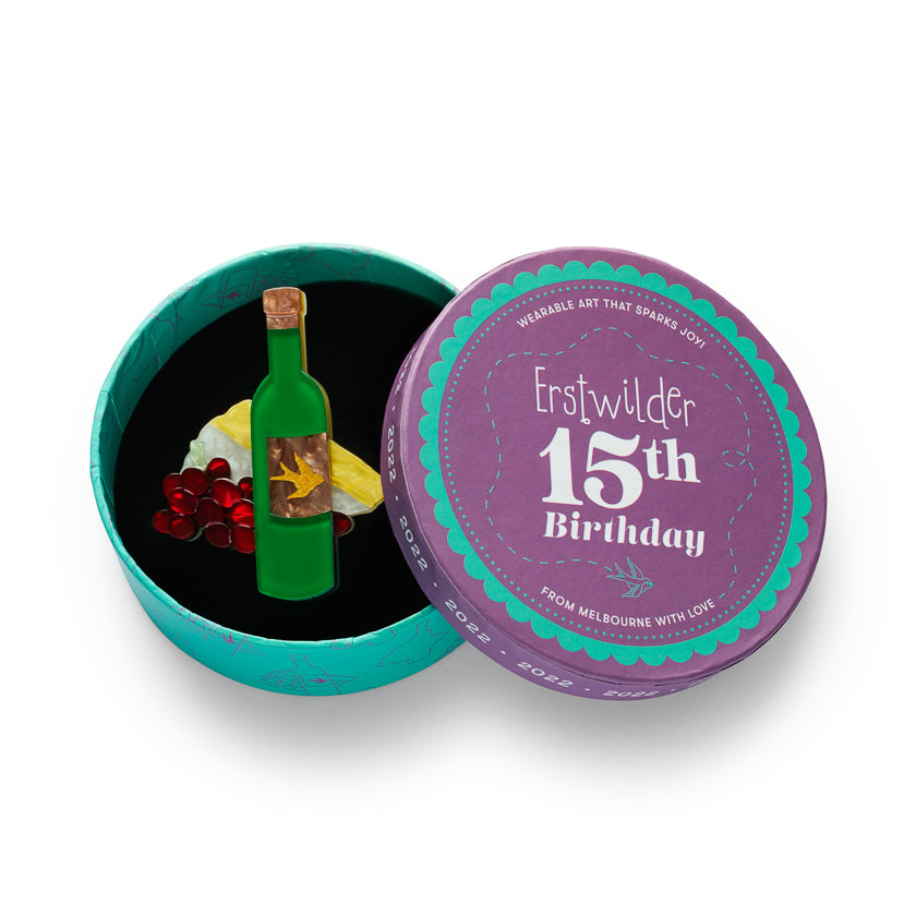 ERSTWILDER - "Rouge ou Blanc?" Brooch - 15th Birthday Fan Favourites