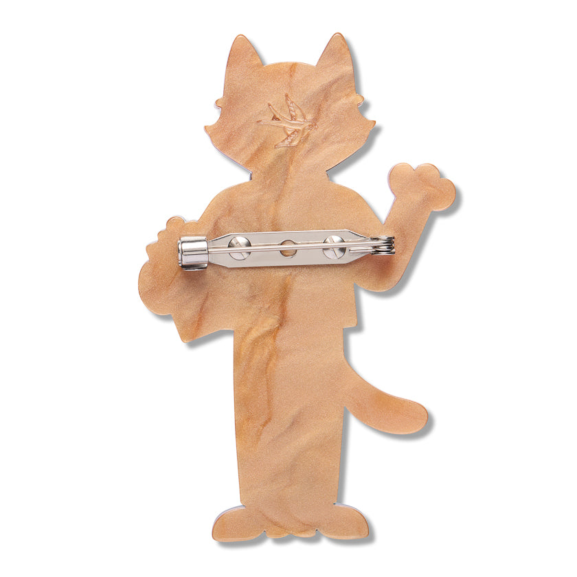 ERSTWILDER - "Whiskers M.D." Brooch - WILD AT WORK