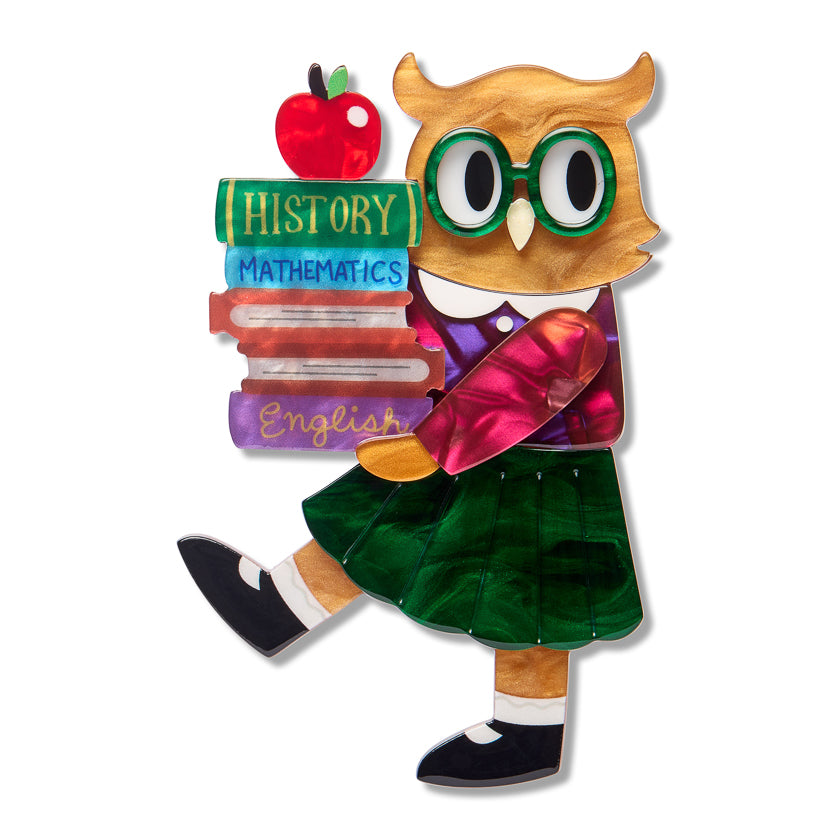 ERSTWILDER - "Professor Hootsworth" Brooch - WILD AT WORK