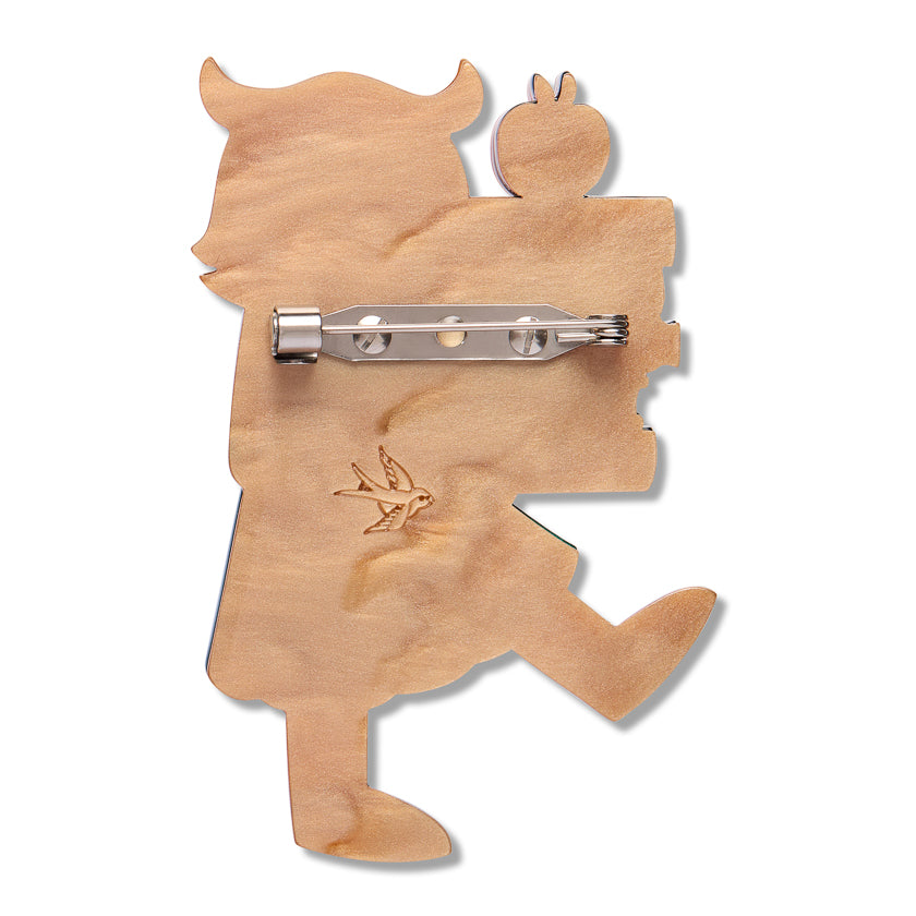 ERSTWILDER - "Professor Hootsworth" Brooch - WILD AT WORK