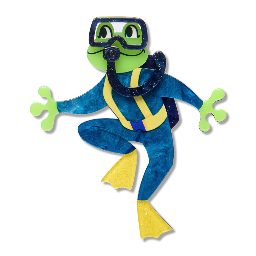 ERSTWILDER - "Slick Swimmer" Brooch - WILD AT WORK