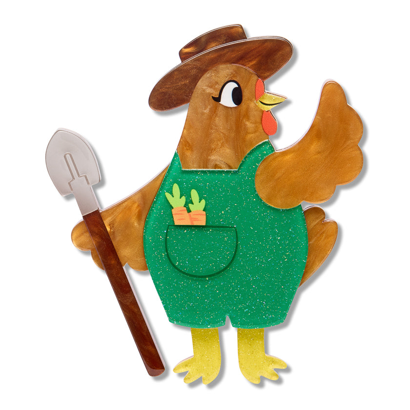ERSTWILDER - "Coop Boss" Brooch - WILD AT WORK