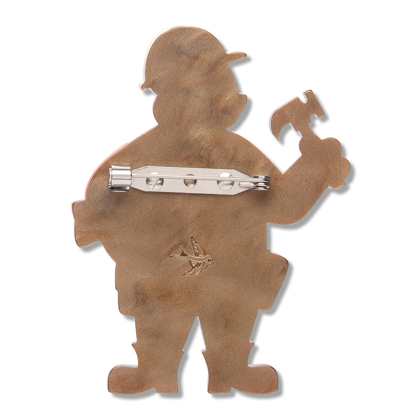 ERSTWILDER - "Foreman Grizzly" Brooch - WILD AT WORK