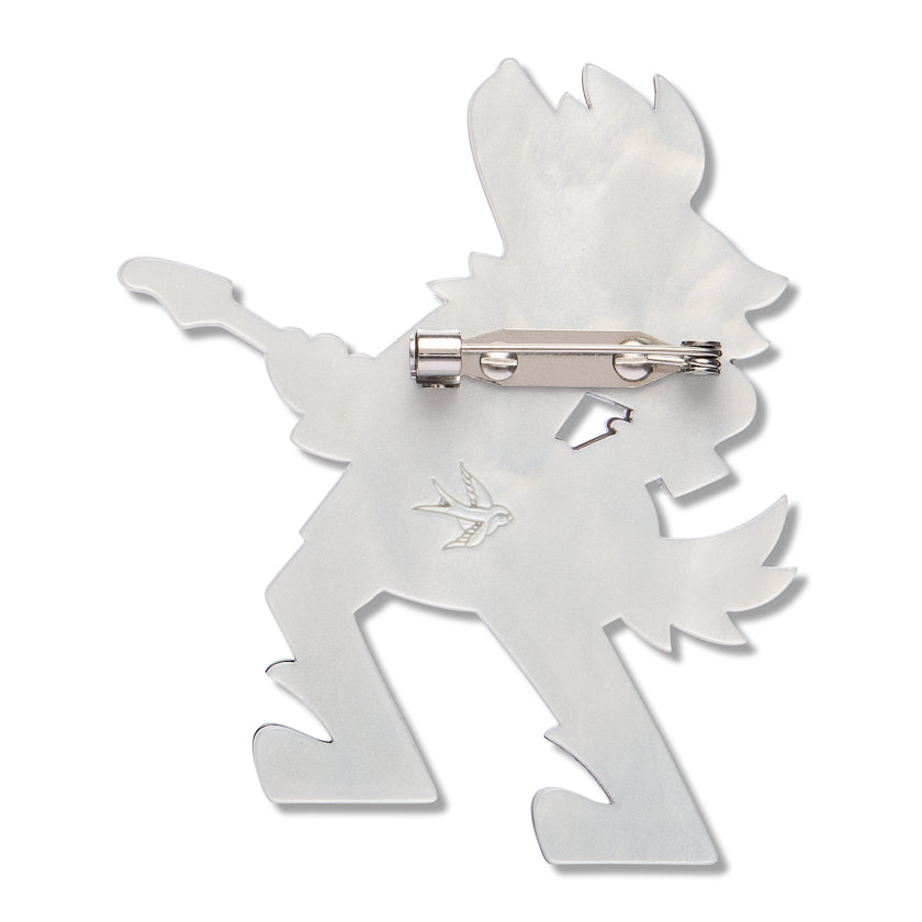 ERSTWILDER - "Howl Shredder" Brooch - WILD AT WORK