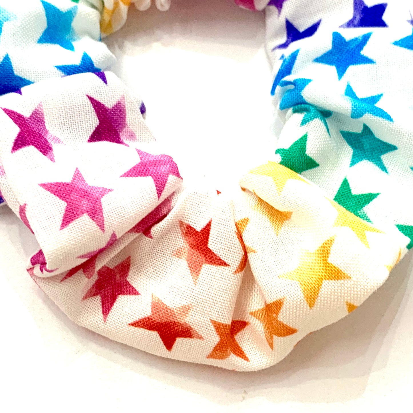 MUMMA WHOOPEE - "Rainbow Stars" REGULAR SCRUNCHIES