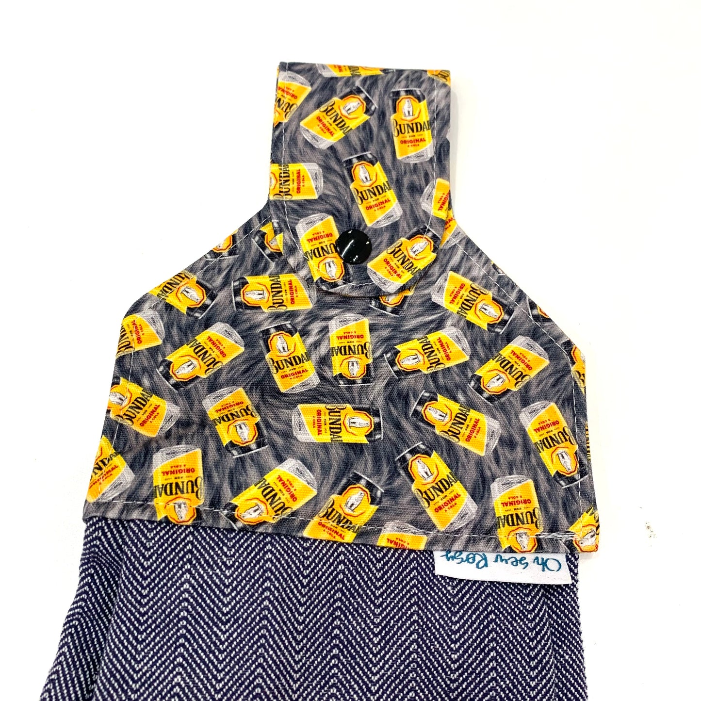 OH SEW ROSY: Hanging Towels- Bundy Rumbo Blue/Grey
