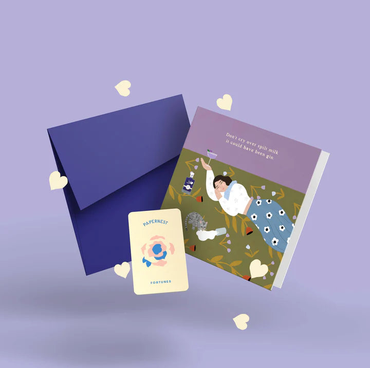 PAPERNEST - "Don't Cry Over Spilt Milk it Could Have Been Gin" Greeting Card