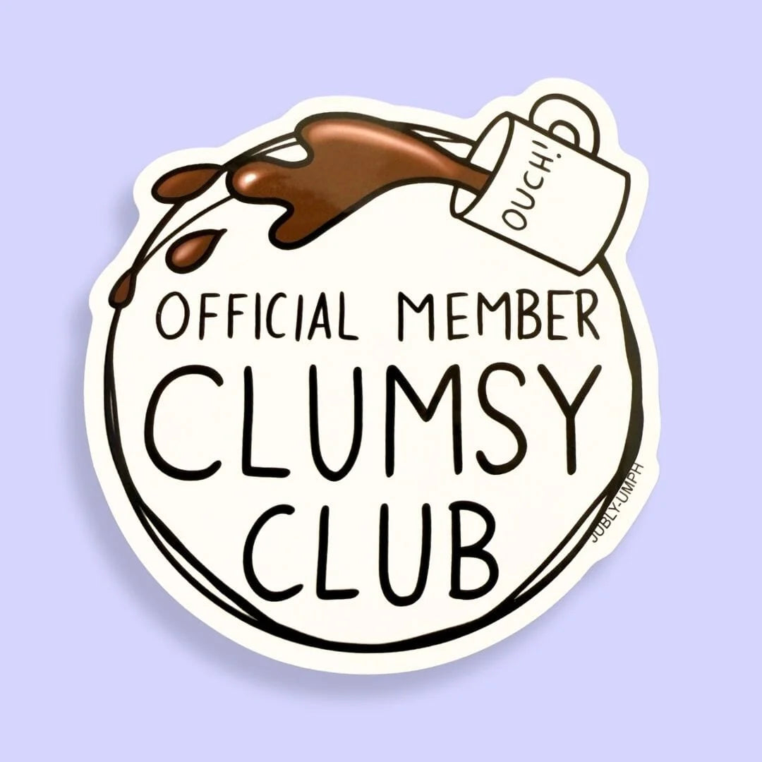 JUBLY-UMPH - "Clumsy Club" - Sticker