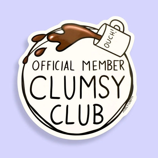 JUBLY-UMPH - "Clumsy Club" - Sticker