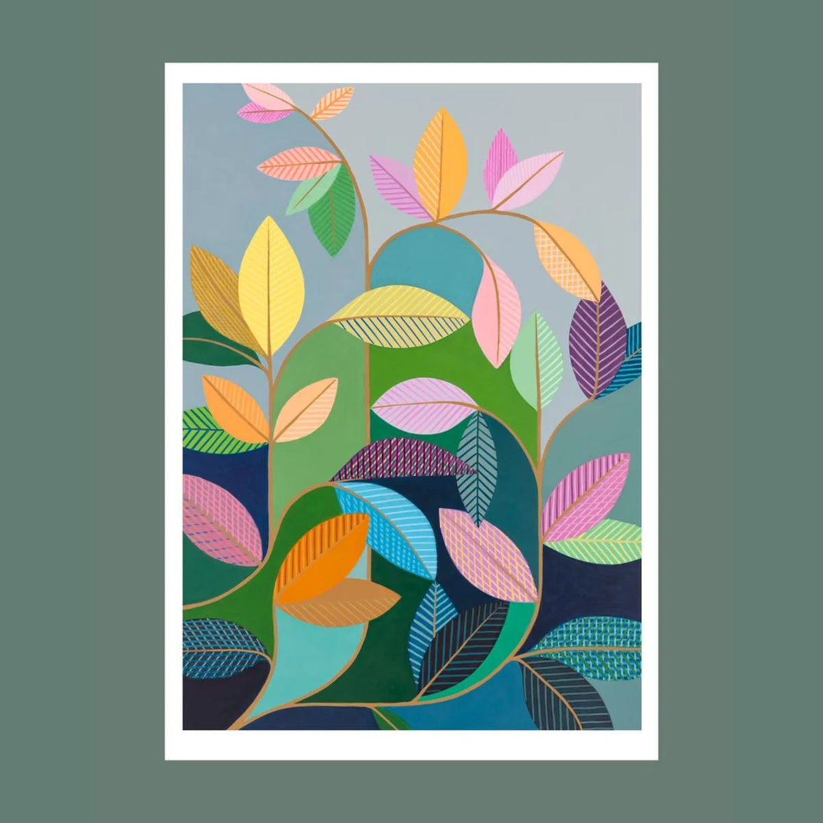 CLAIRE ISHINO- SMALL LIMITED EDITION A5 PRINTS- "Leaves of the Lemon Tree"
