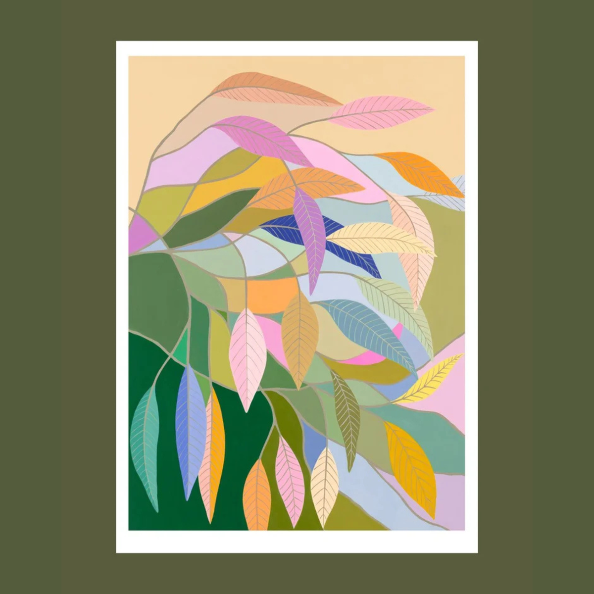 CLAIRE ISHINO- SMALL LIMITED EDITION A5 PRINTS- "Gum in the Garden"
