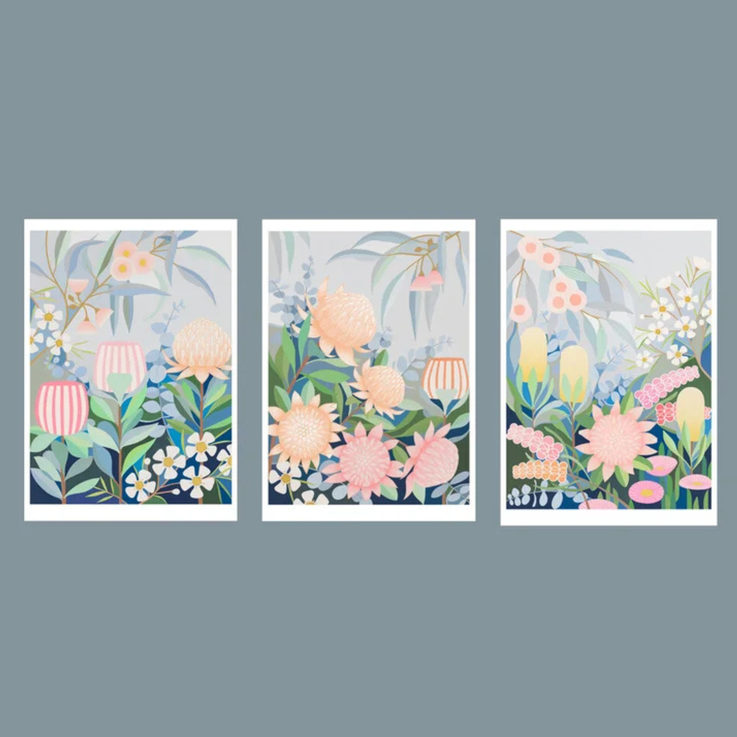 CLAIRE ISHINO- MEDIUM LIMITED EDITION A4 PRINTS- "Banksia in the Bush"
