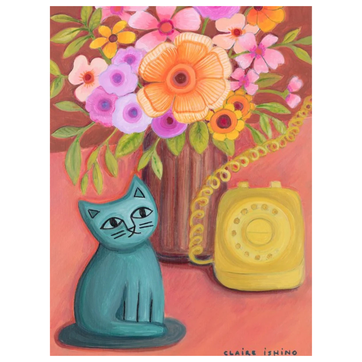 CLAIRE ISHINO- MEDIUM LIMITED EDITION A4 PRINTS- "All Ears"