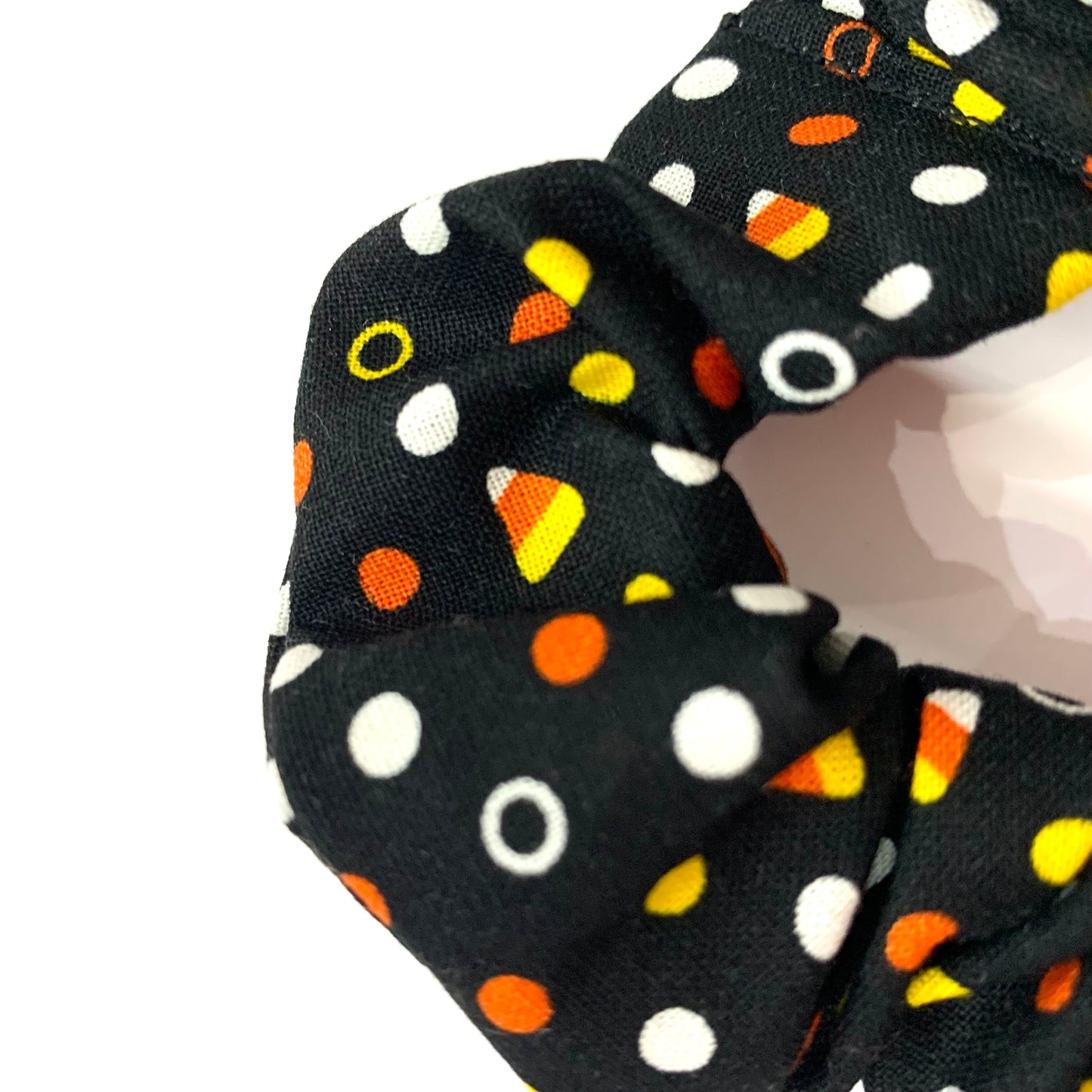 MUMMA WHOOPEE - "Candy Corn" REGULAR HALLOWEEN SCRUNCHIE