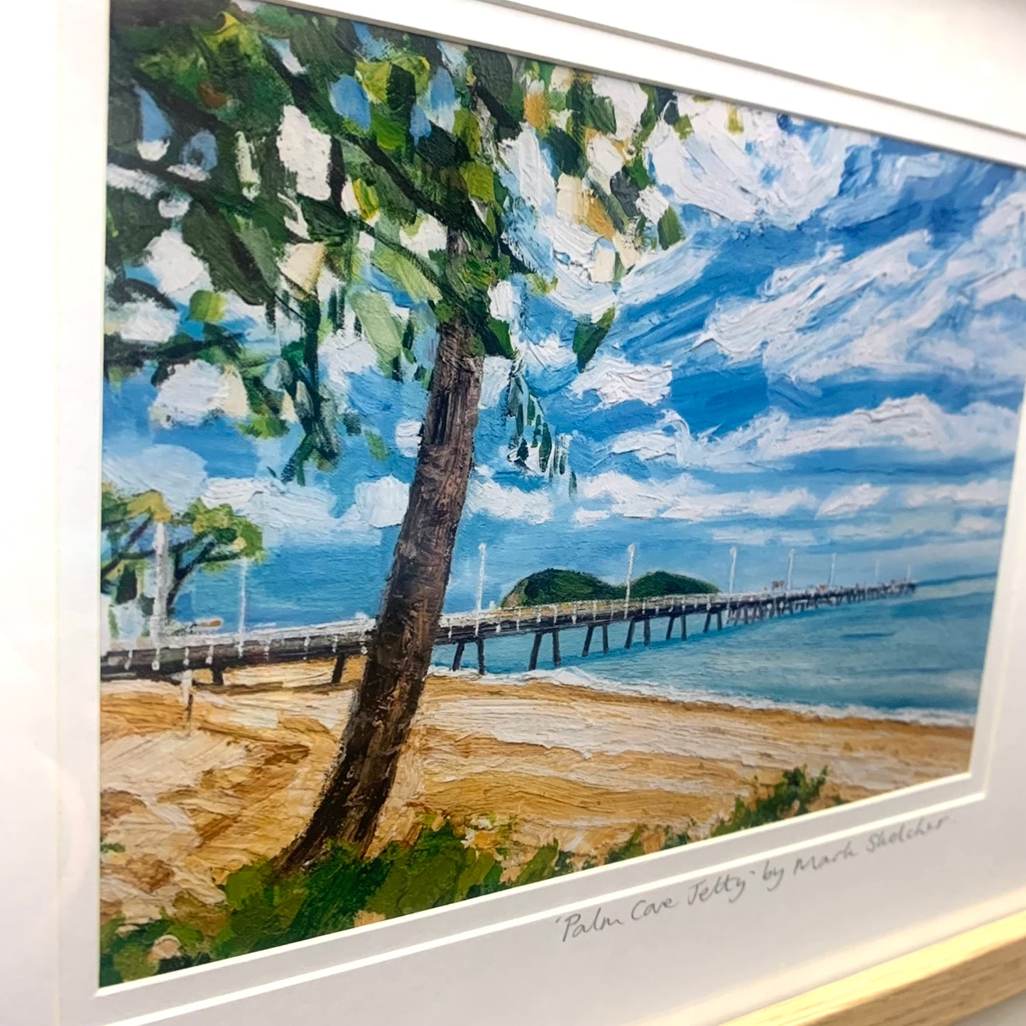 Mark Skelcher Artist - "Palm Cove Jetty"- Framed Artist Print
