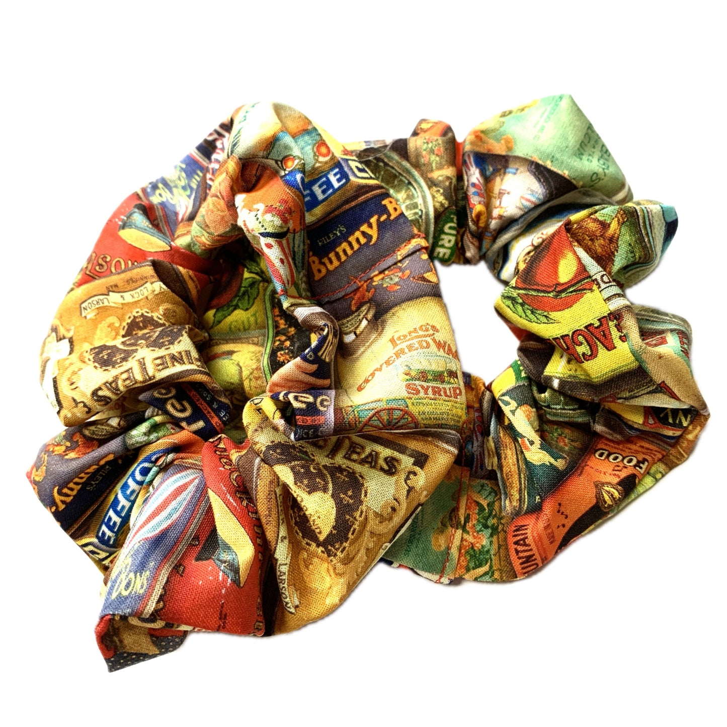 MUMMA WHOOPEE - JUMBO "Vintage Tins" SCRUNCHIE