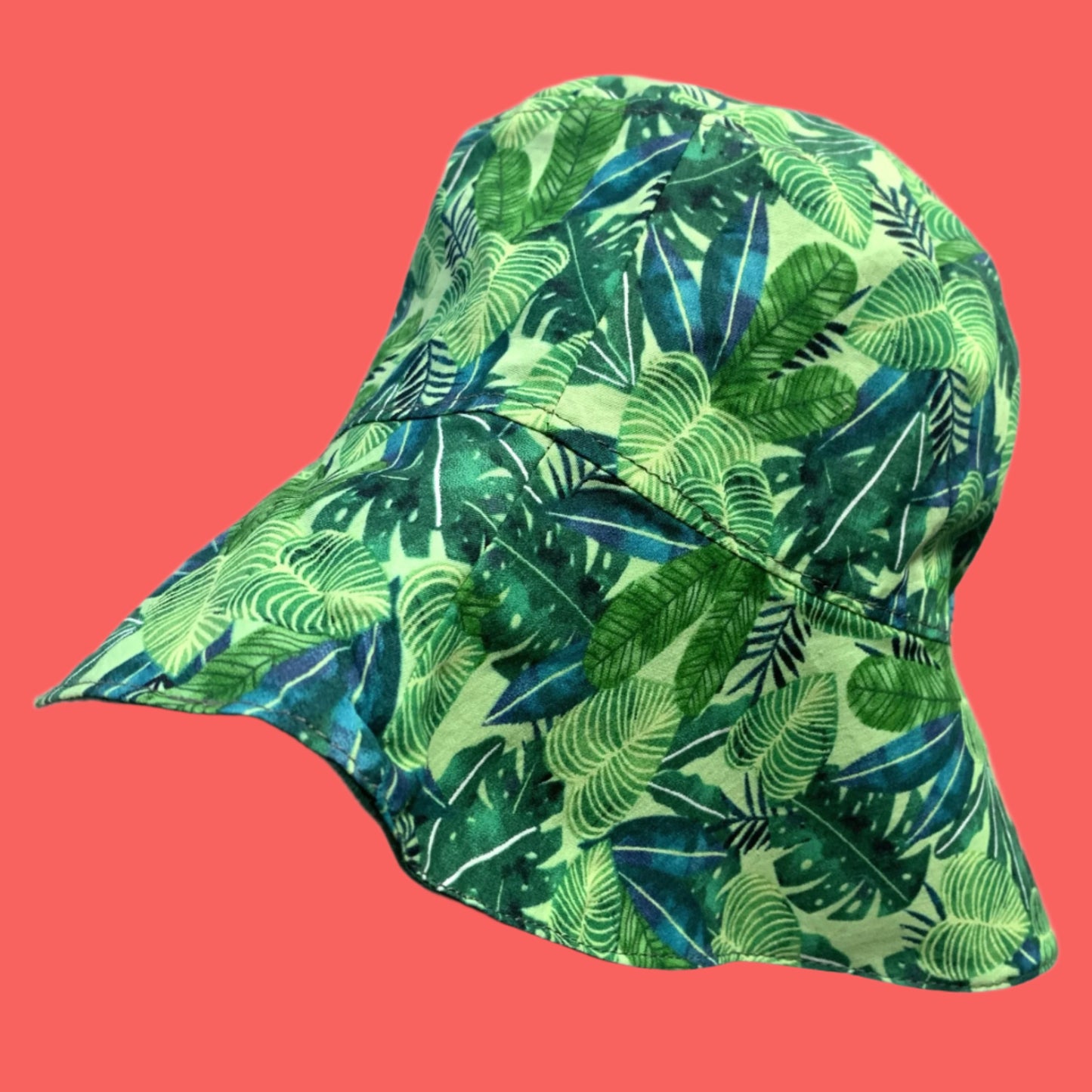 Teacups n Quilts- Palms & Monstera Hat- Adult Size