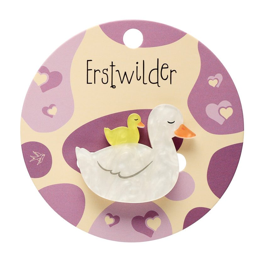 ERSTWILDER - Ducks Simplified Mini Brooch - BY YOUR SIDE COLLECTION