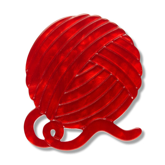ERSTWILDER - "Ball of Yarn" Simplified Mini Brooch - ARTS AND CRAFTS PART 2