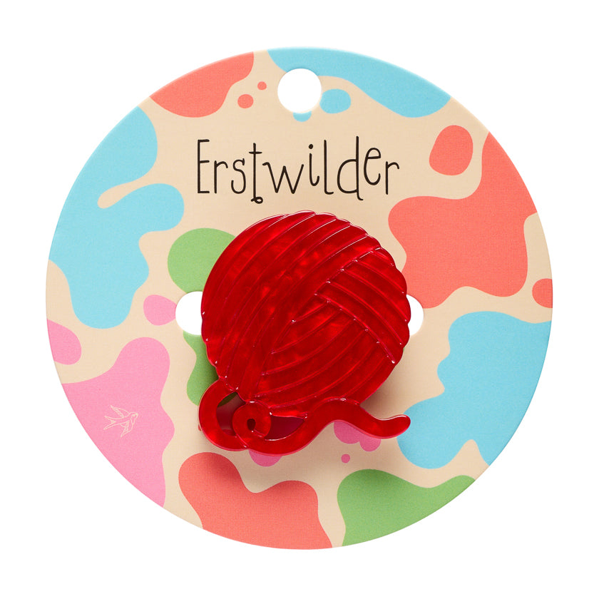 ERSTWILDER - "Ball of Yarn" Simplified Mini Brooch - ARTS AND CRAFTS PART 2