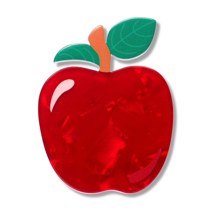 ERSTWILDER - Apple Simplified Mini Brooch - Pete Cromer Fairy Tales: Part 2