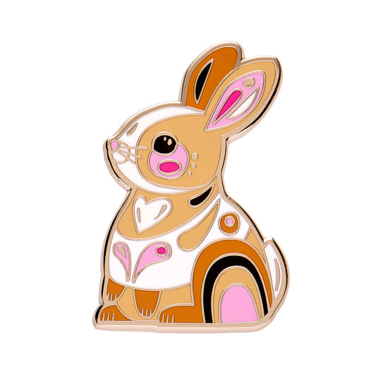 ERSTWILDER - Maple the Bunny Enamel Pin - PETE CROMER COLLECTION
