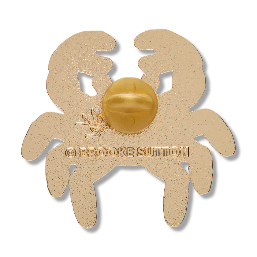 ERSTWILDER - "Karntat" (Crab) Enamel Pin - BROOKE SUTTON COLLECTION