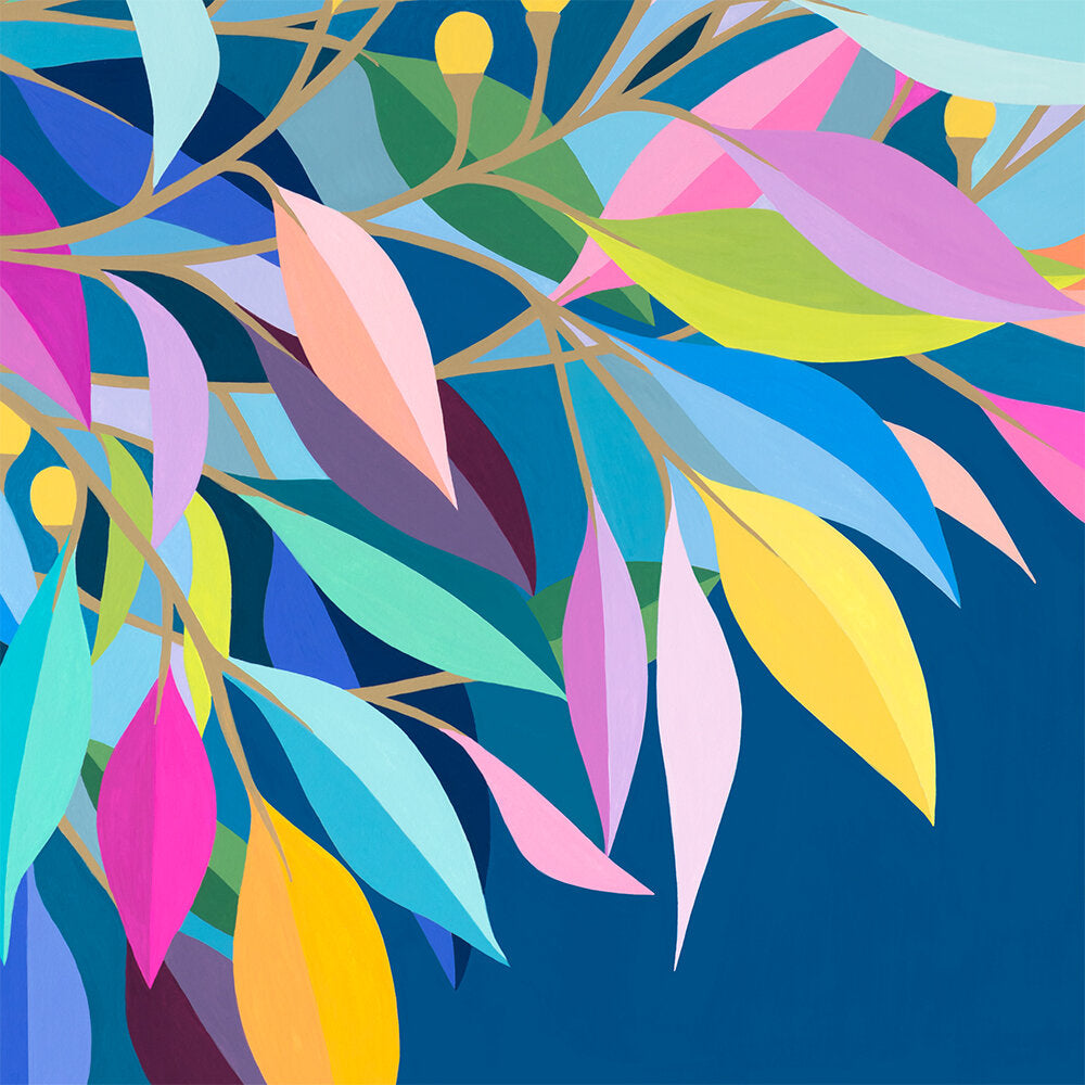 CLAIRE ISHINO- SMALL LIMITED EDITION A5 PRINTS- Evening Leaves