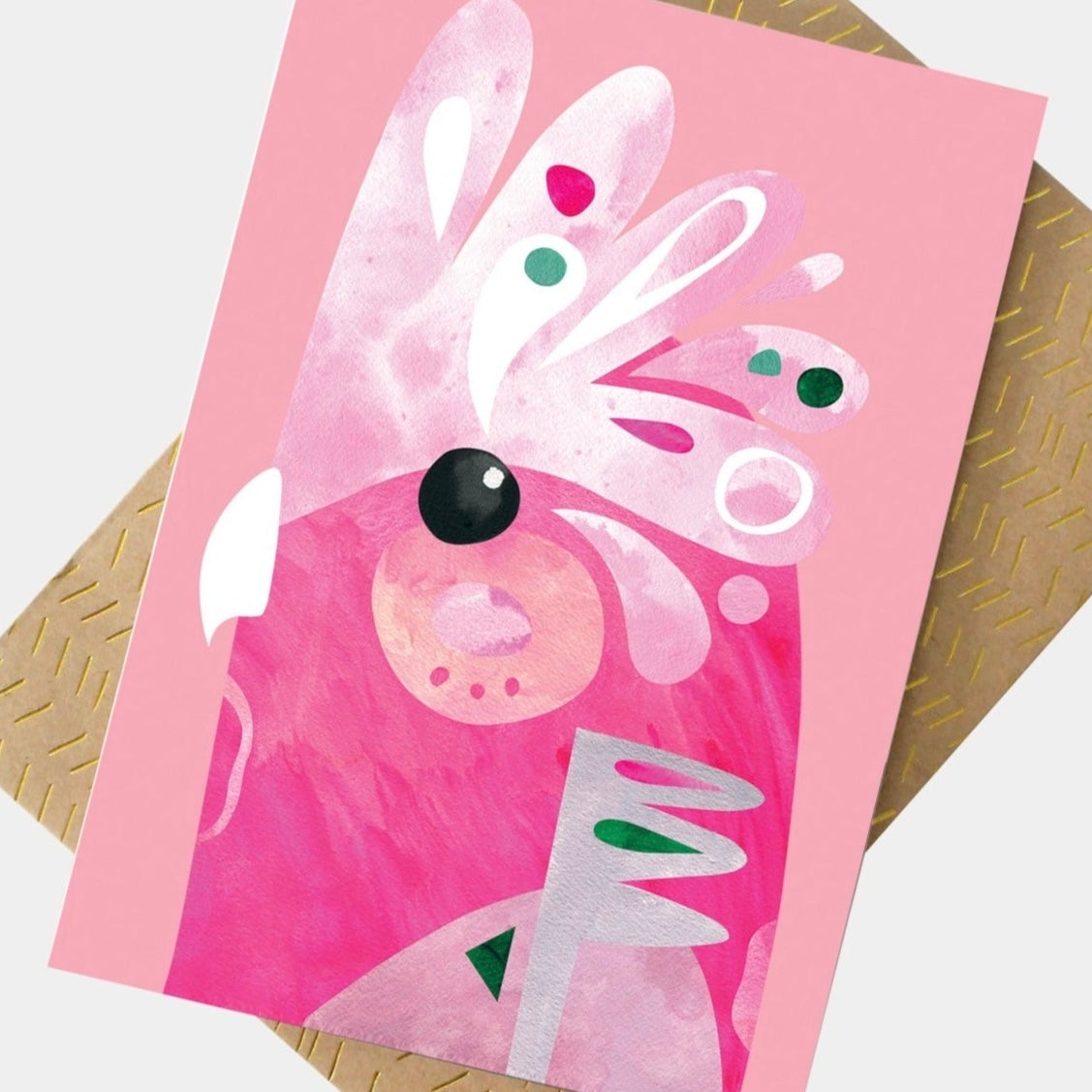 PETE CROMER - GALAH GREETING CARD