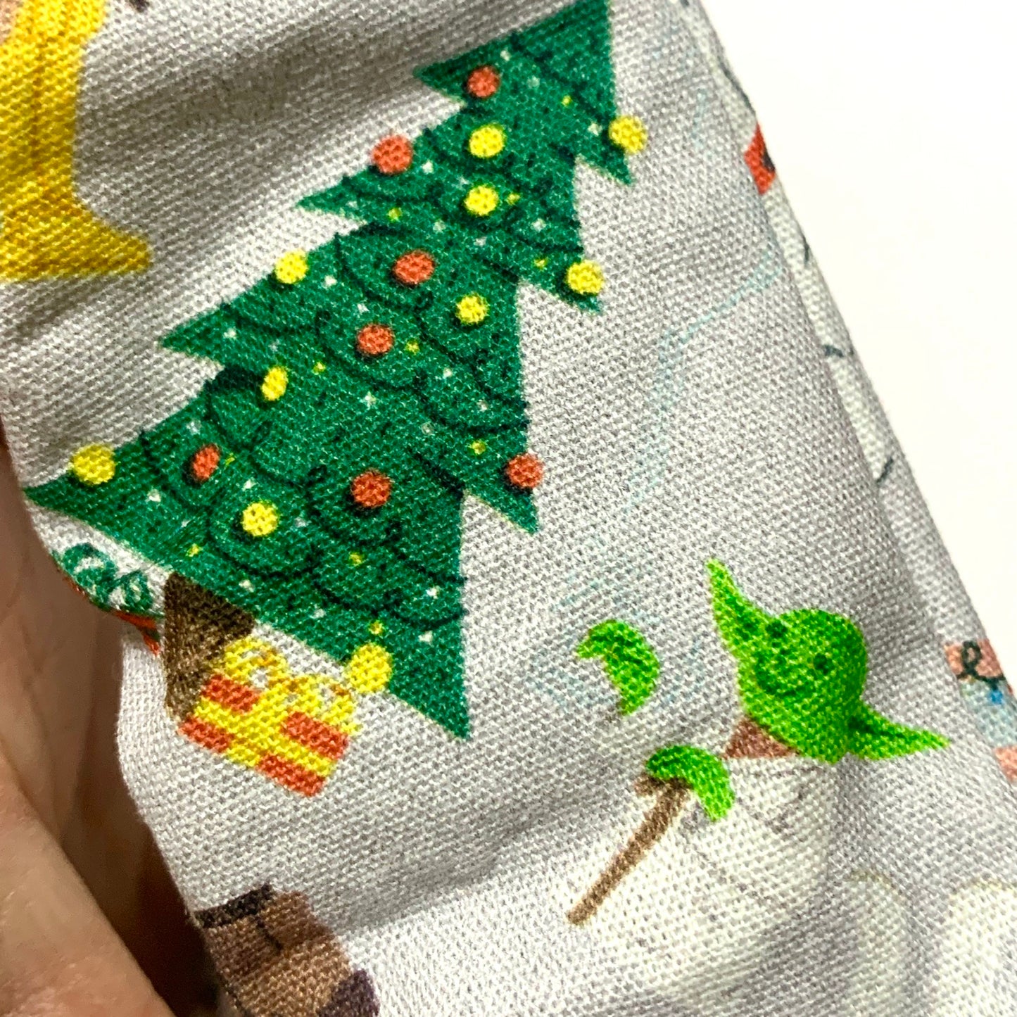 MUMMA WHOOPEE - Regular "Grey Star Wars"- Christmas Scrunchies