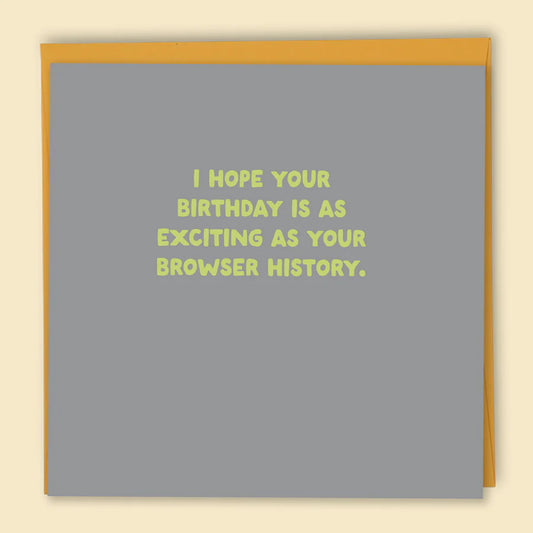 PAPERNEST - As Exciting As Your Browser History Card