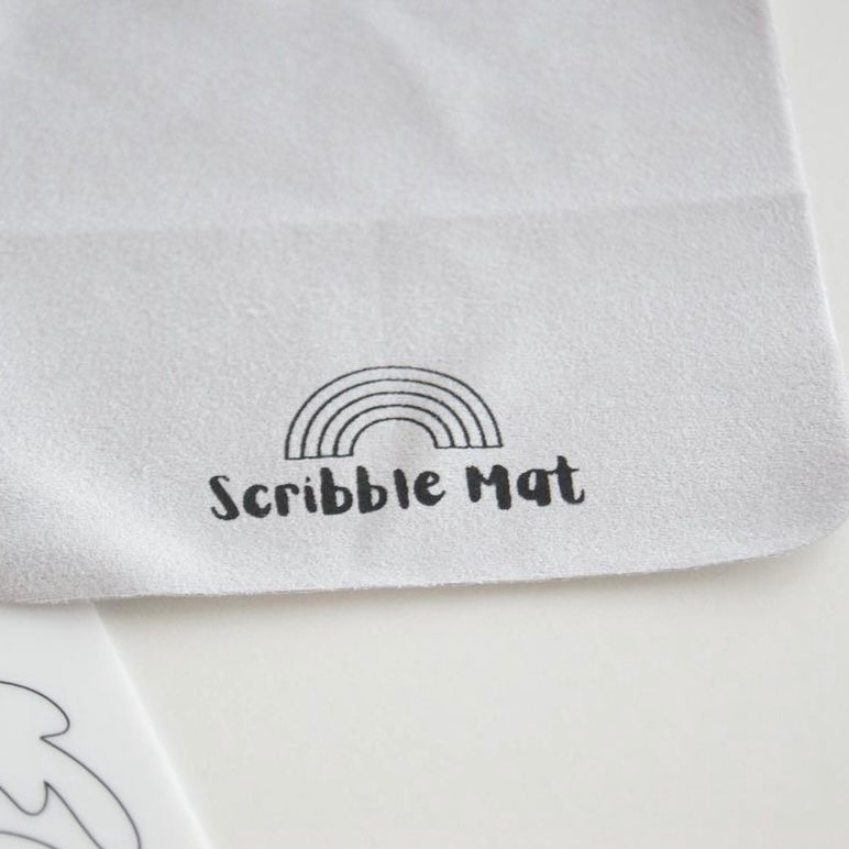 SCRIBBLE MAT- ORIGINAL- Mini Australian Map Reusable Scribble Mat- 3 Pens