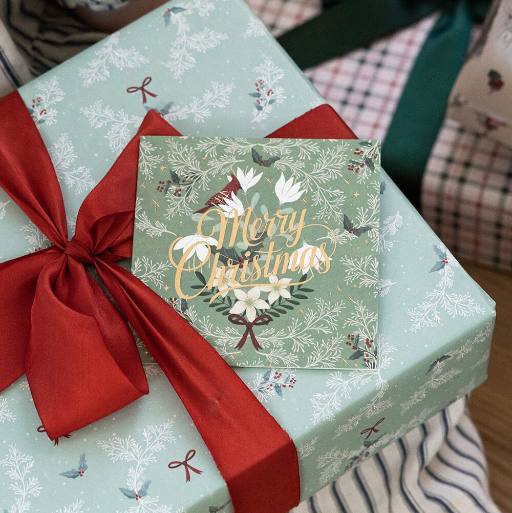 BESPOKE LETTERPRESS - 12 Pack Christmas Small Card Boxset - "The Christmas Village"